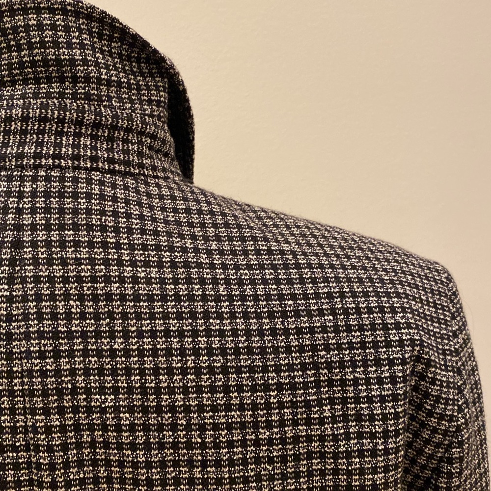 Pendleton Womens Black/White Small Check Blazer W… - image 8